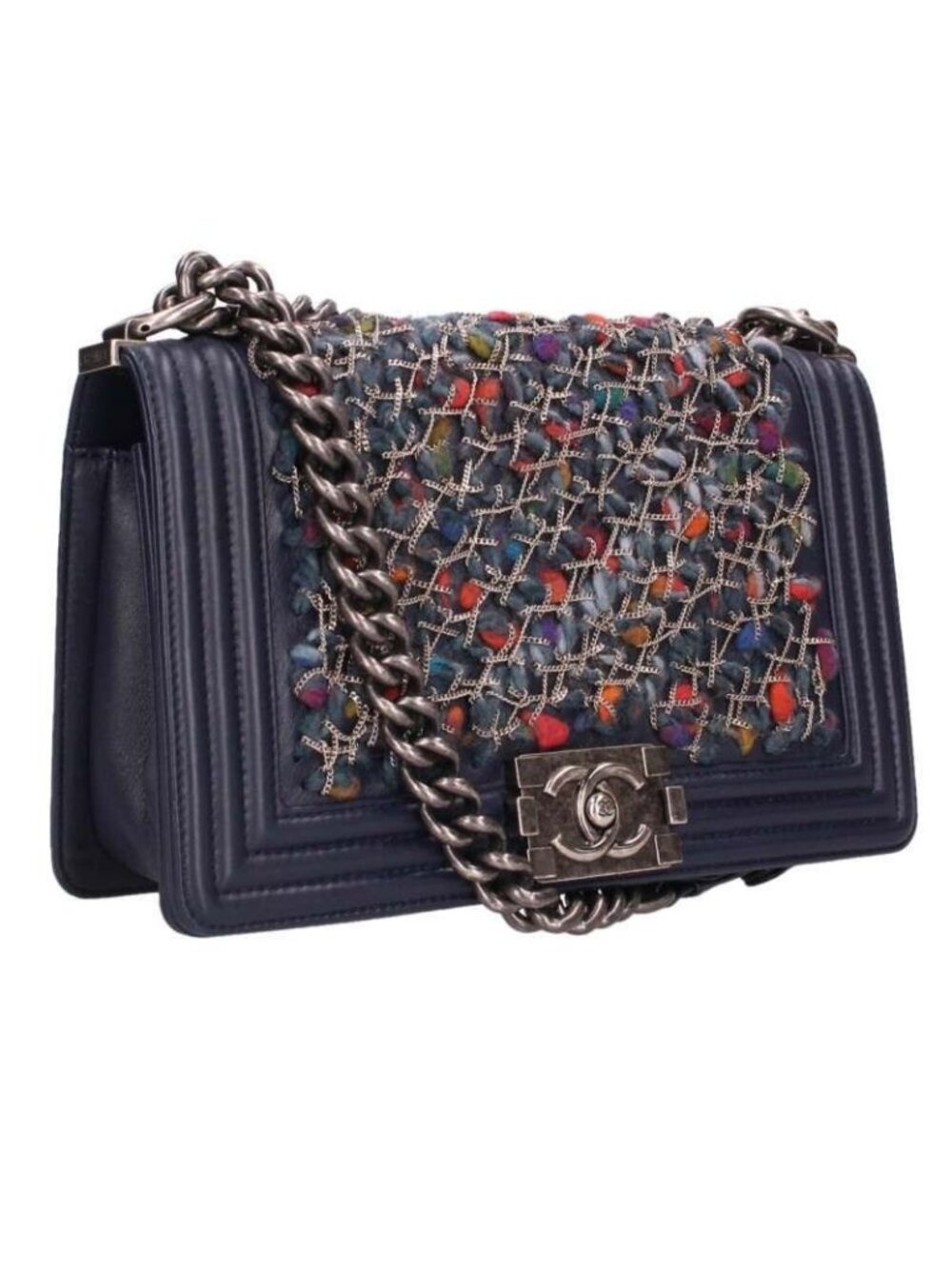 Chanel boy 25 Lambskin Chain Shoulder Bag